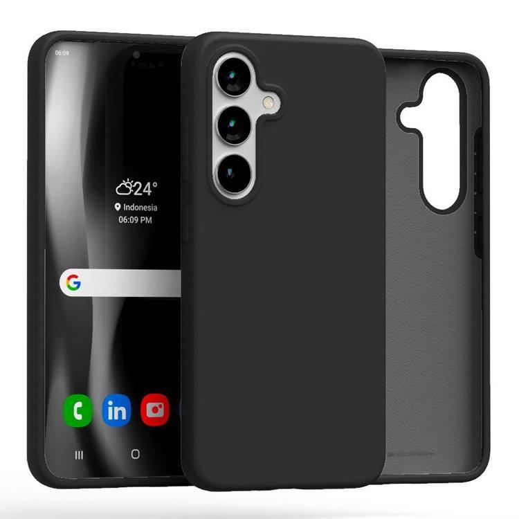 Mercury Galaxy S25 Plus Mobilskal Silikon - Svart | 2353 | AlltMobil