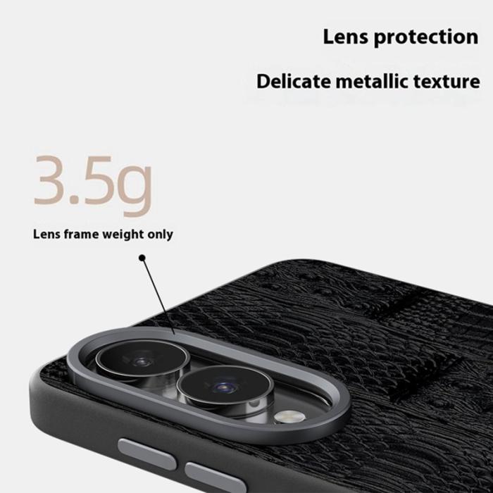 ABEEL - ABEEL Mobilskal till Samsung Galaxy S25 Edge MagSafe Äkta Läder Grön