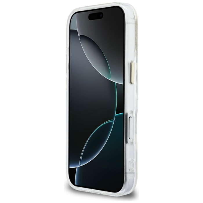 KARL LAGERFELD - Karl Lagerfeld iPhone 17 Pro Mobilskal Magsafe IML K Head Logo - Clear