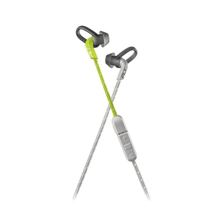 Plantronics - PLANTRONICS Backbeat FIT 305 In-Ear Trådlös - Grå / Limegrön