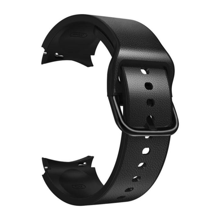 A-One Brand - Galaxy Watch Armband Läder 20MM - Svart