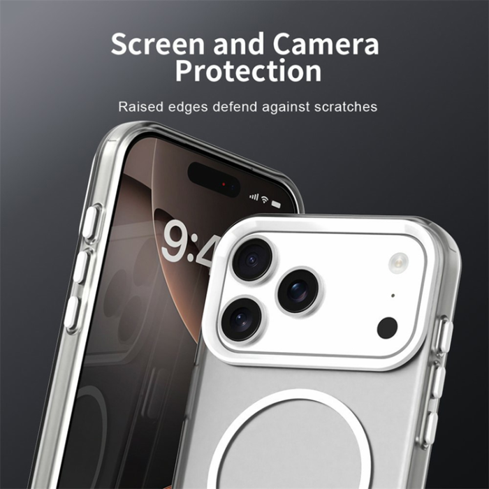 A-One Brand - iPhone 17 Pro Max Mobilskal MagSafe Candy Color - Vit
