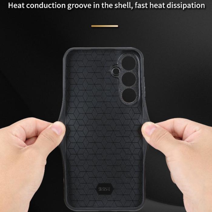 AZNS - AZNS Samsung Galaxy S23 FE Fodral KonstLäder - Blå