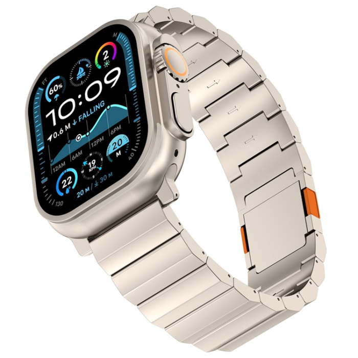 A-One Brand - Apple Watch (38/40/41/42mm) Armband Titan Alloy