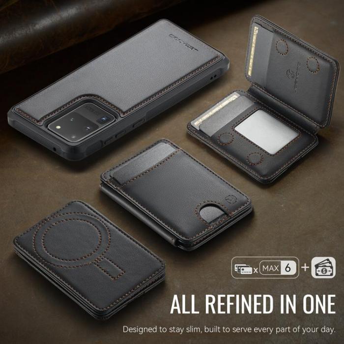 OEM - JEEHOOD Samsung Galaxy S20 Ultra Fodral Konstläder - Svart