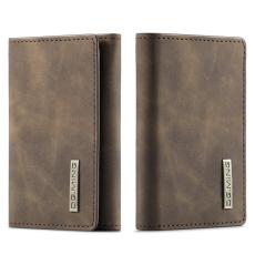 DG.MING - DG.MING M1 Series Tri-Fold Pl&aring;nbok i PU-l&auml;der - Brun