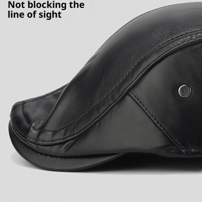 A-One Brand - Keps med öronflikar PU-läder 2025d139