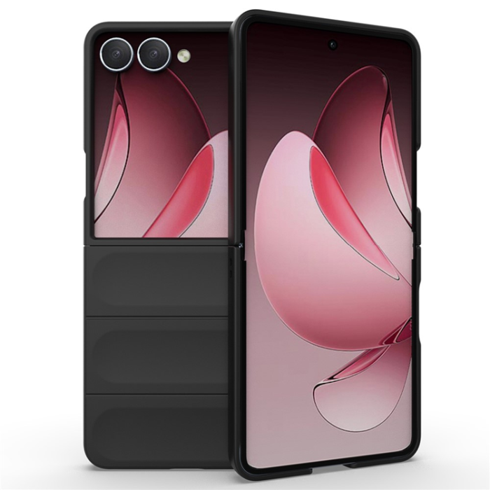 A-One Brand - Galaxy Z Flip 7 Mobilskal Anti-Drop TPU Rugged - Svart