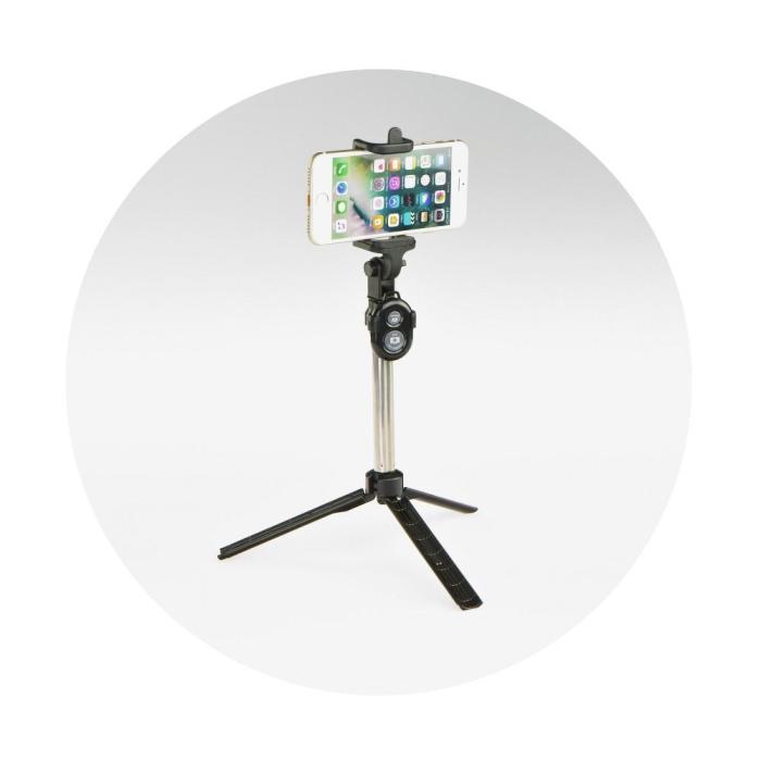 Forcell - Combo Bluetooth Selfie Stick med Stativ - Svart