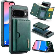 DG.MING - DG.MING M6 Series Konstl&auml;der Pl&aring;nboksfodral f&ouml;r Google Pixel 10 Pro - Gr&ouml;n