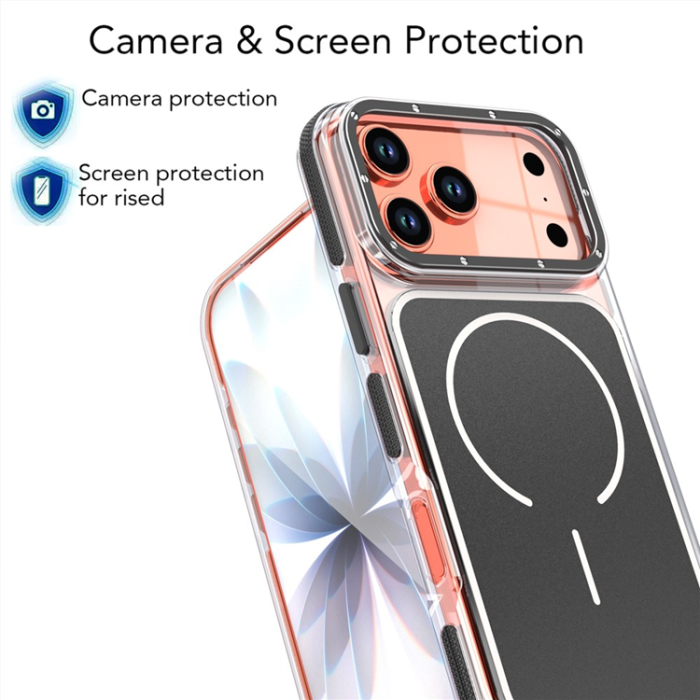 A-One Brand - iPhone 17 Pro Max Mobilskal MagSafe Dual Färg Shockproof