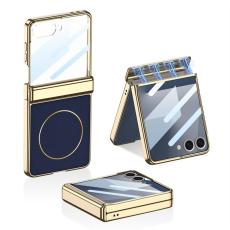 GKK - GKK Samsung Galaxy Z Flip7 5G Fodral PU PC - Bl&aring;