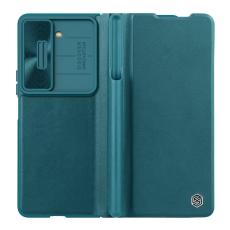 Nillkin - NILLKIN Qin Pro Series Mobilskal f&ouml;r Samsung Galaxy Z Fold5 5G - Gr&ouml;n