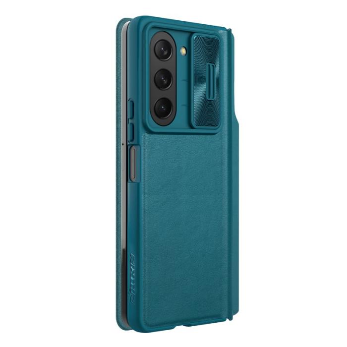 Nillkin - NILLKIN Qin Pro Series Mobilskal för Samsung Galaxy Z Fold5 5G - Grön