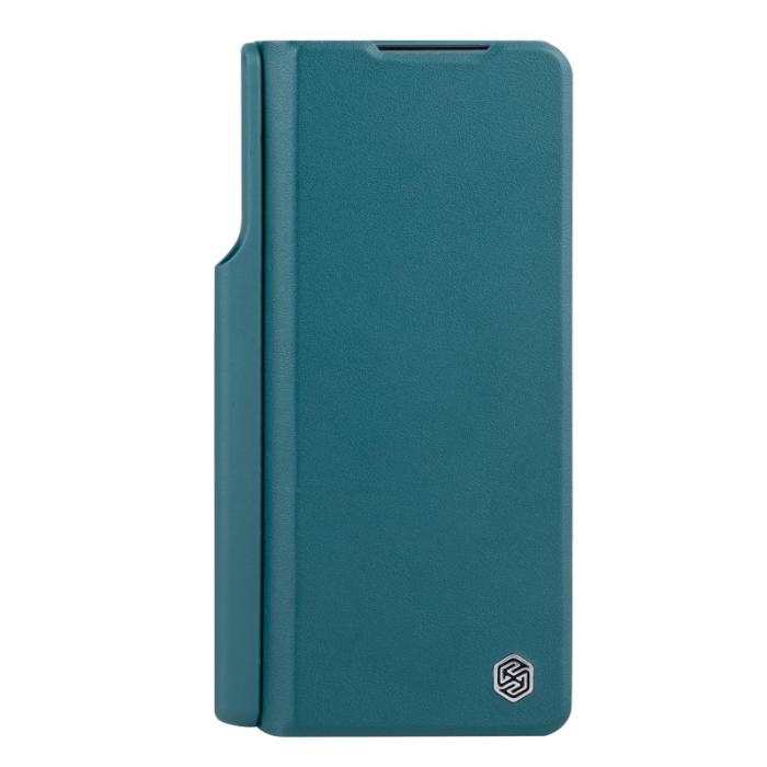 Nillkin - NILLKIN Qin Pro Series Mobilskal för Samsung Galaxy Z Fold5 5G - Grön