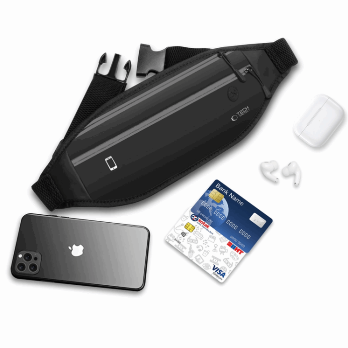 Tech-Protect - Tech-Protect M7 Universal Sport Midjeväska - Svart