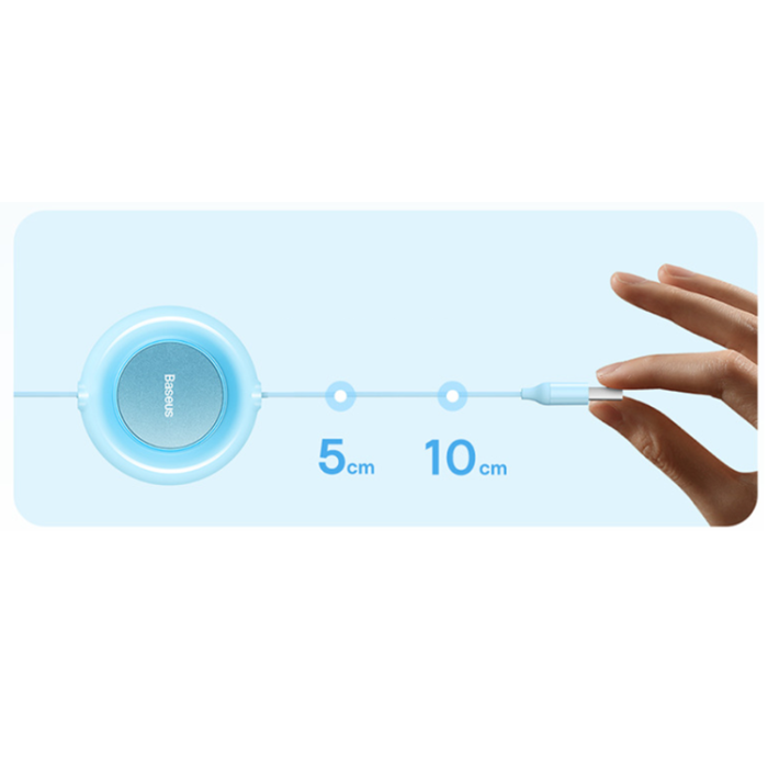 BASEUS - BASEUS Retractable 3in1 USB/USB-C/Lightning/microUSB Kabel 1m