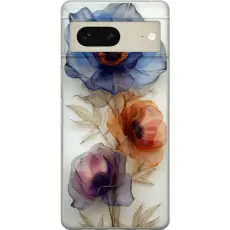 Gustaf - Mobilskal till Google Pixel 7 med Silkesblommor