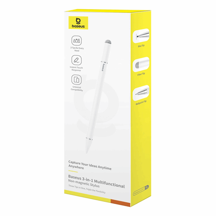 BASEUS - Baseus Stylus Penna Smooth Writing III 3in1 Passiv Icke Magnetisk