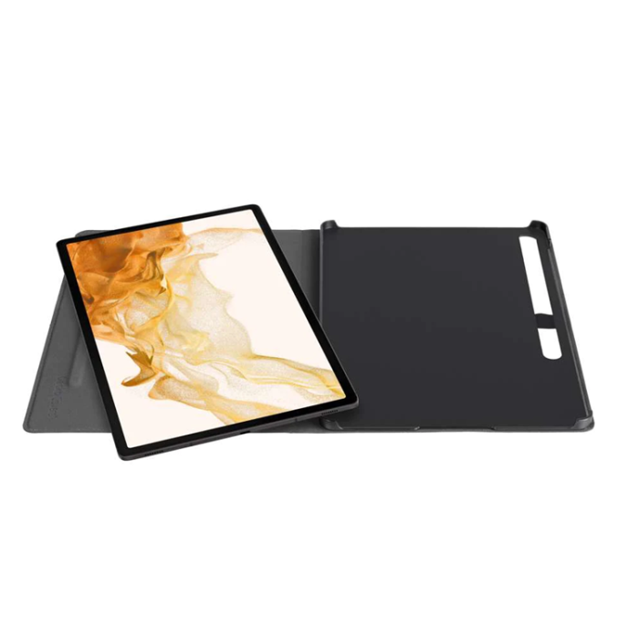 UTGATT1 - Galaxy Tab S8 Plus 12.4 Fodral Folio - Svart