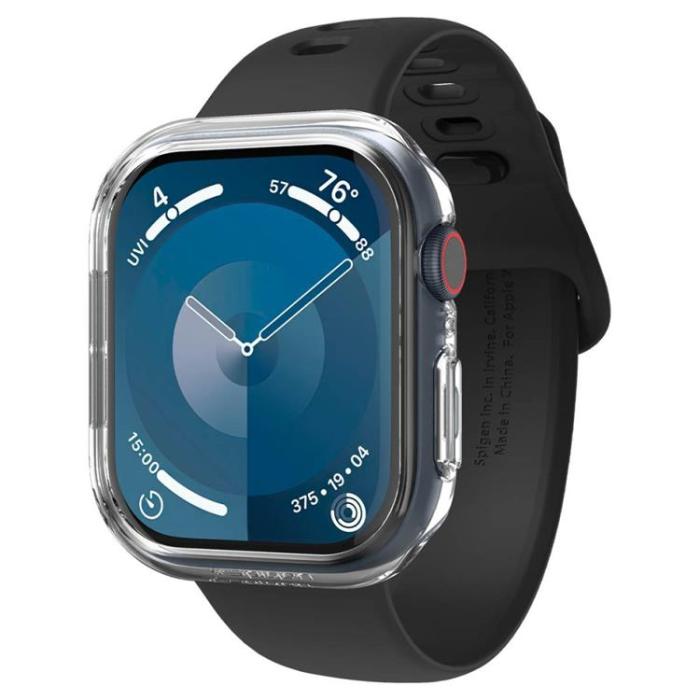Spigen - Spigen Apple Watch 42mm Series 10 Skal Thin Fit - Crystal Clear