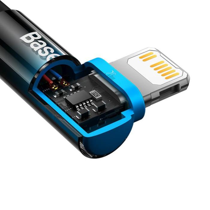 BASEUS - Baseus USB-C till Lightning kabel 20W MVP 2 Vinklad 1m