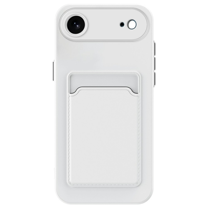 A-One Brand - iPhone 17 Air Mobilskal Korthållare TPU - Vit