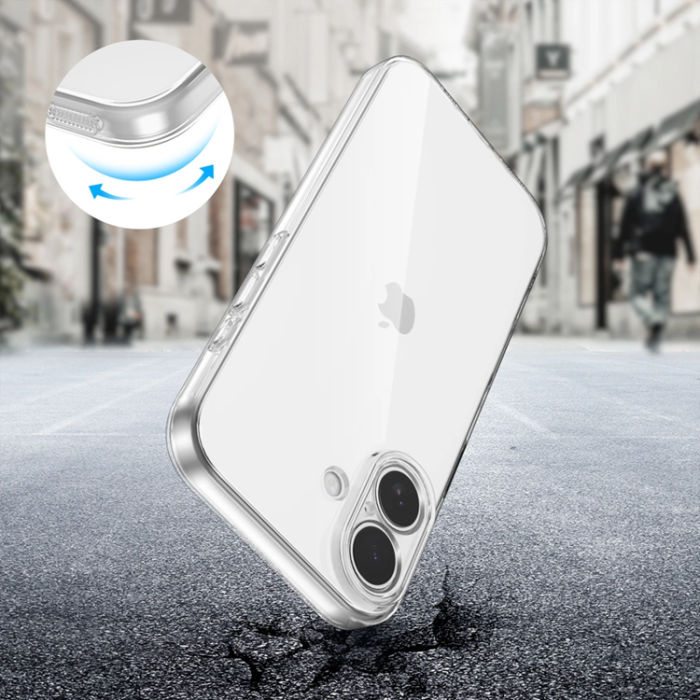 Tech-Protect - Tech-Protect iPhone 17 Mobilskal Flexair - Clear