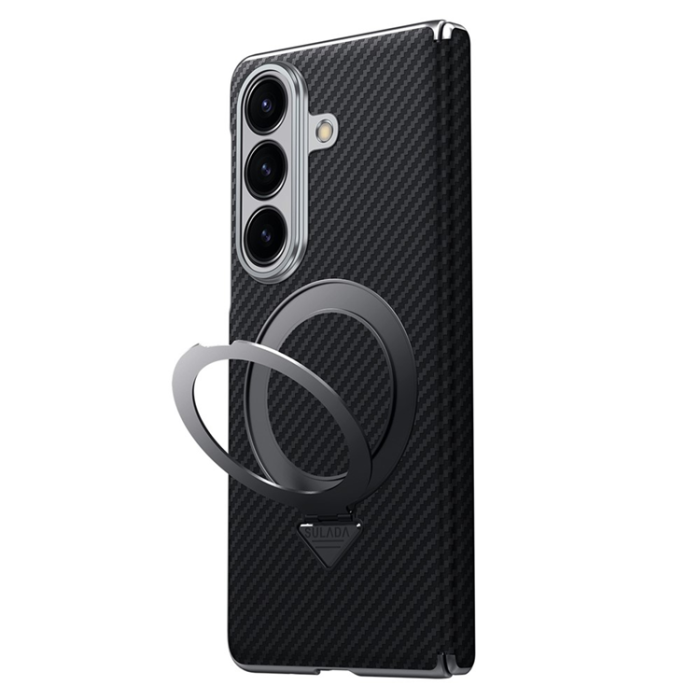 SULADA - SULADA Galaxy Z Fold 7 Mobilskal MagSafe Carbon Fiber - Svart