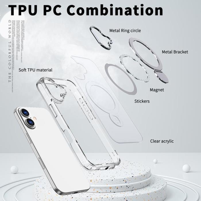 A-One Brand - iPhone 17 Mobilskal MagSafe Rotating Kickstand