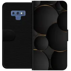 Gustaf - Pl&aring;nboksfodral till Samsung Galaxy Note9 med Lyxig Cirklar