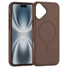 A-One Brand - iPhone 17 Mobilskal MagSafe PC + TPU Shockproof - Kaffe