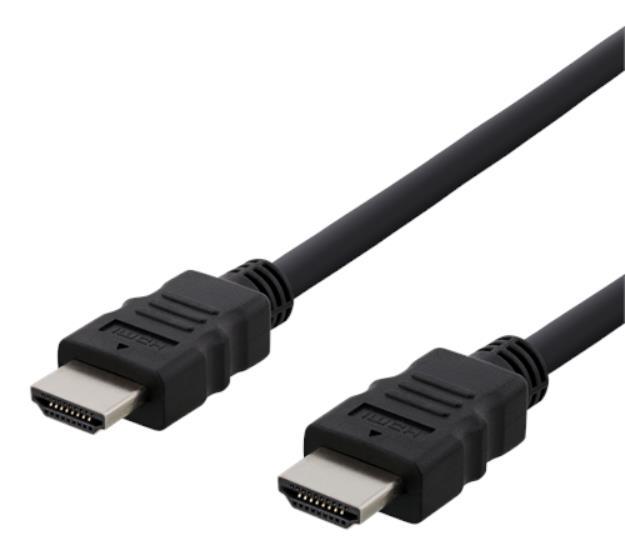 Deltaco HDMI-kabel, 3m - Svart | 1867 | AlltMobil