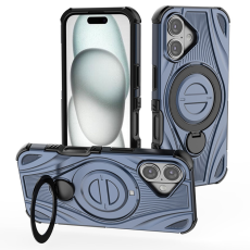 A-One Brand - iPhone 16 Mobilskal MagSafe Magnetic Kickstand - M&ouml;rkbl&aring;