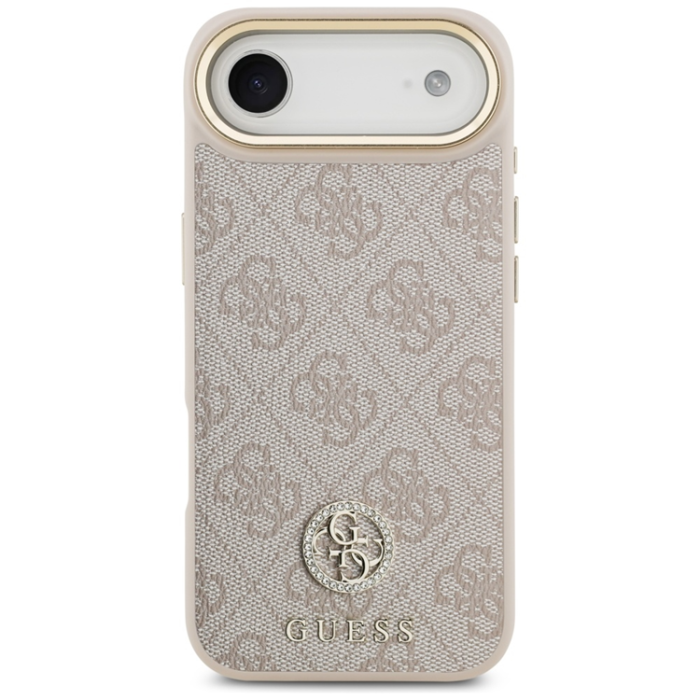 Guess - Guess iPhone 17 Air Mobilskal Magsafe Strass Logo - Rosa