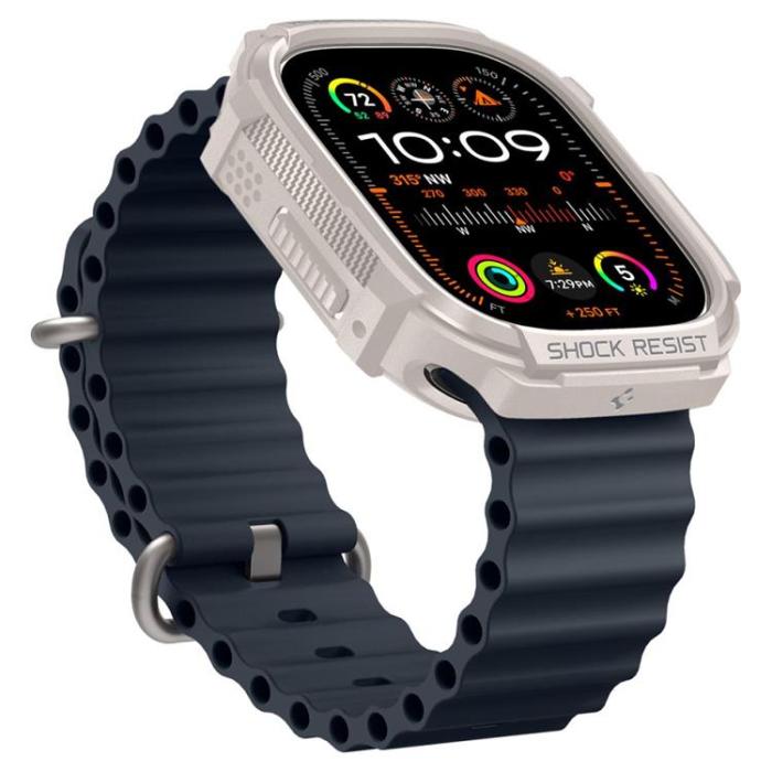 Spigen - Spigen Apple Watch Ultra (49mm) Skal Rugged Armor - Dune Beige