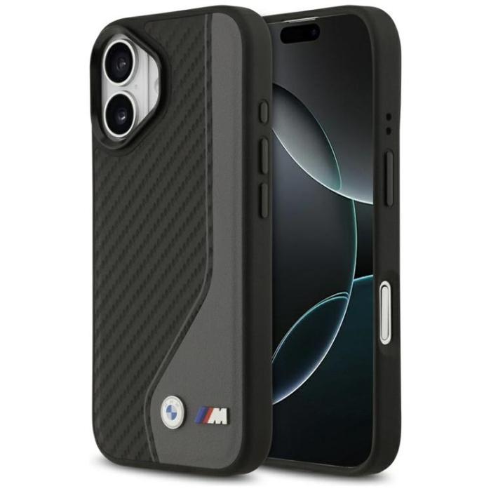 BMW - BMW iPhone 17 Mobilskal MagSafe M Carbon Logo - Anthracite