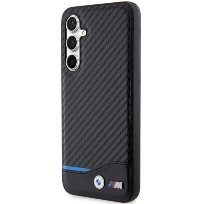 BMW - BMW Galaxy S23 FE Mobilskal Läder Carbon - Svart