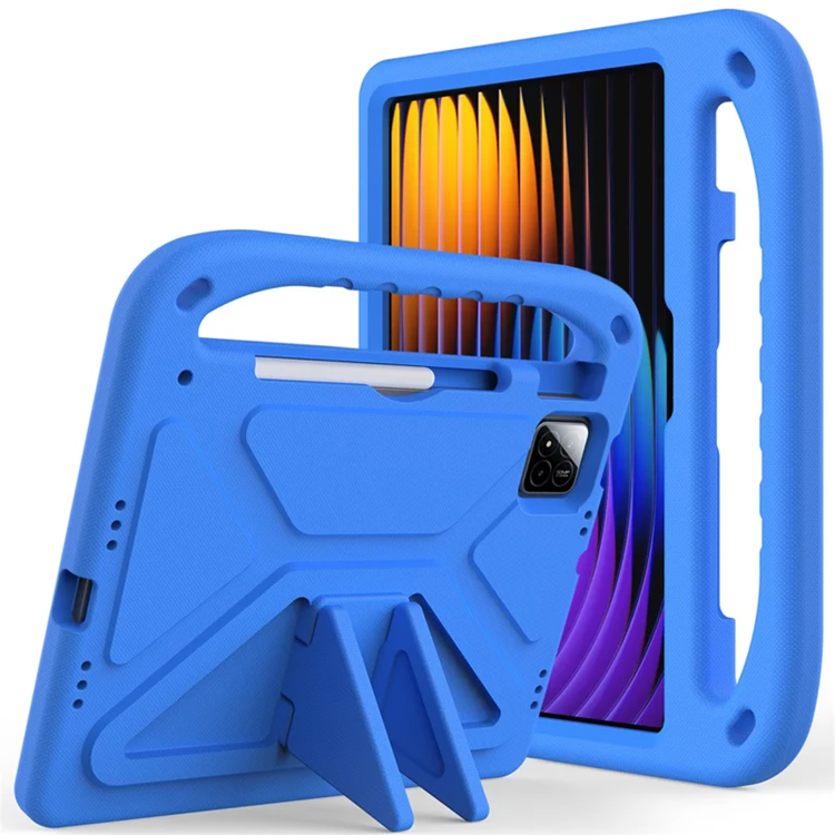 Xiaomi Pad 7 Pro/Pad 7 Skal EVA Handgrepp Kickstand - Blå | 2353 | AlltMobil