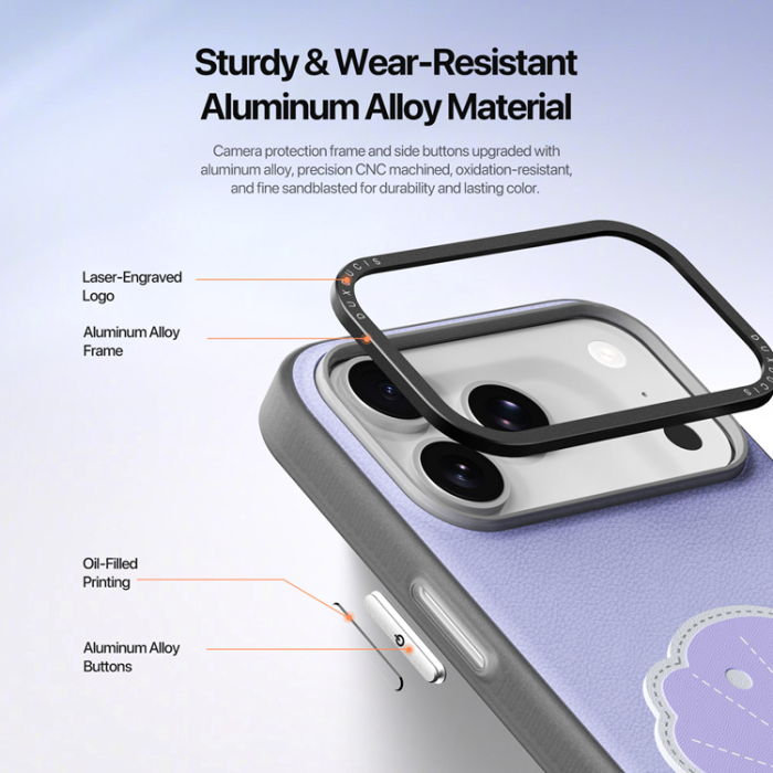 Dux Ducis - DUX DUCIS iPhone 17 Pro Max Mobilskal Fingerring/Rem Luvy Series