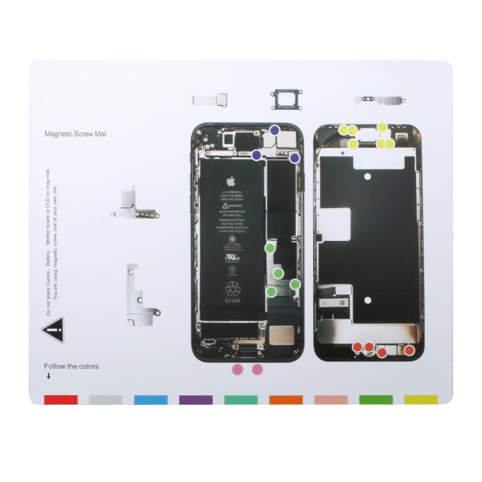 OEM - Magnetisk skruvmatta till iPhone 8