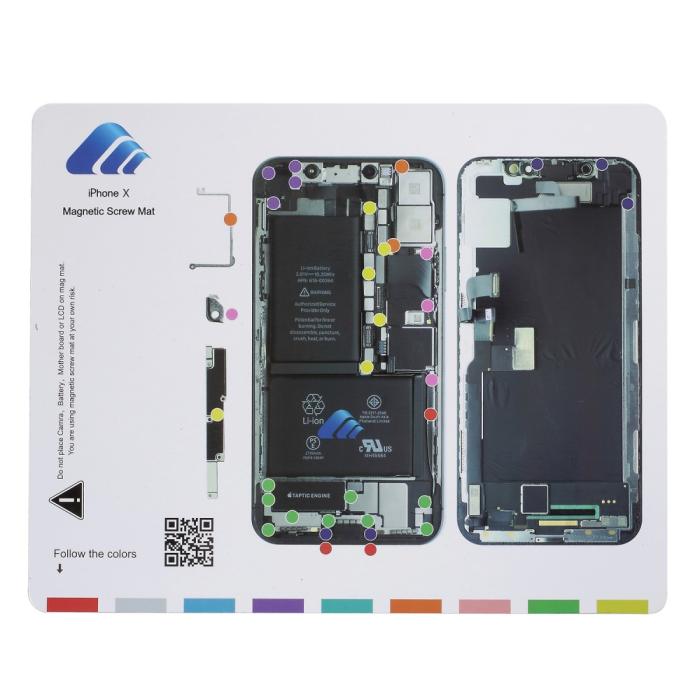 OEM - Magnetisk skruvmatta till iPhone X