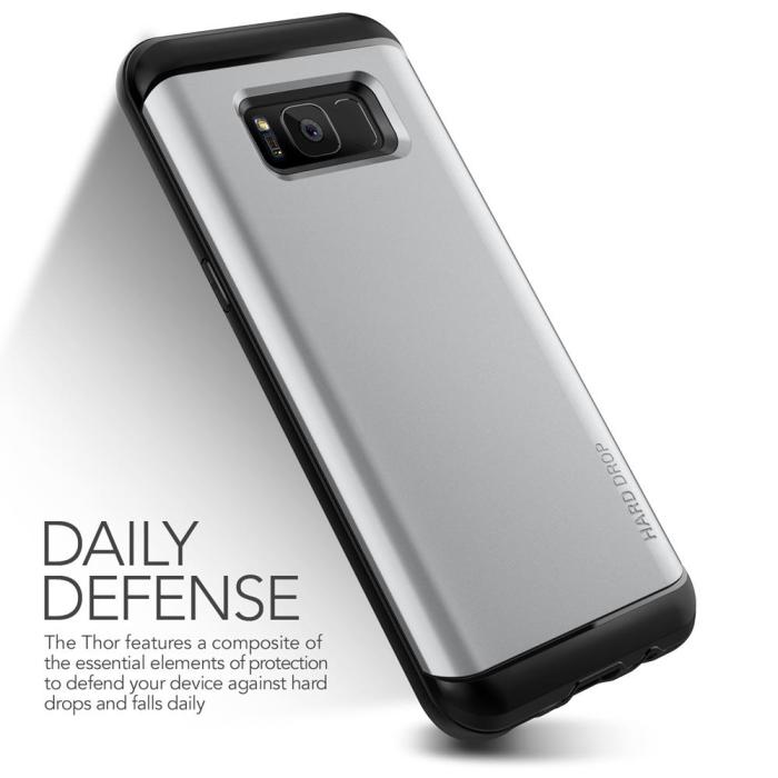 VERUS - Verus Hard Drop Skal till Samsung Galaxy S8 - Silver