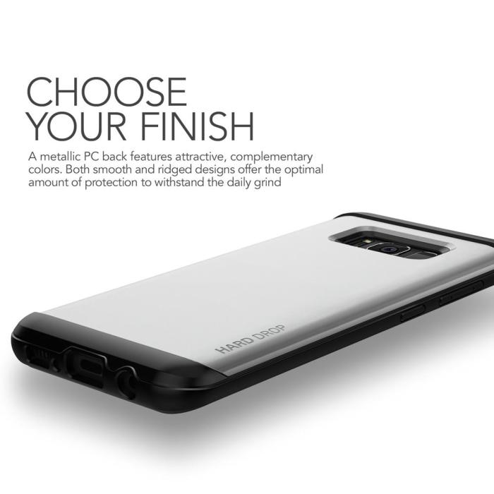 VERUS - Verus Hard Drop Skal till Samsung Galaxy S8 - Silver