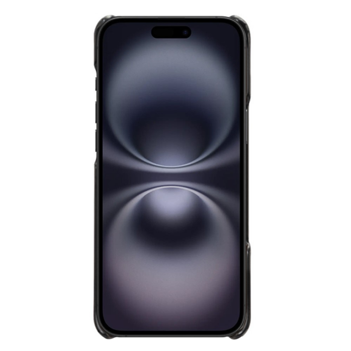 A-One Brand - iPhone 17 Mobilskal Korthållare Dual - Svart