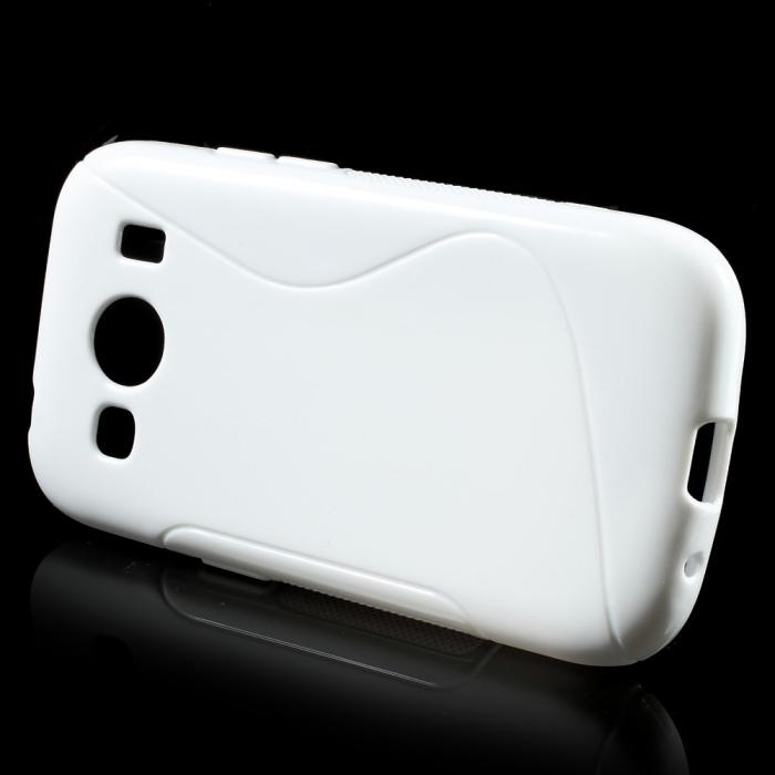 UTGATT5 - Flexicase Skal till Samsung Galaxy Ace 4 (G357) - Vit