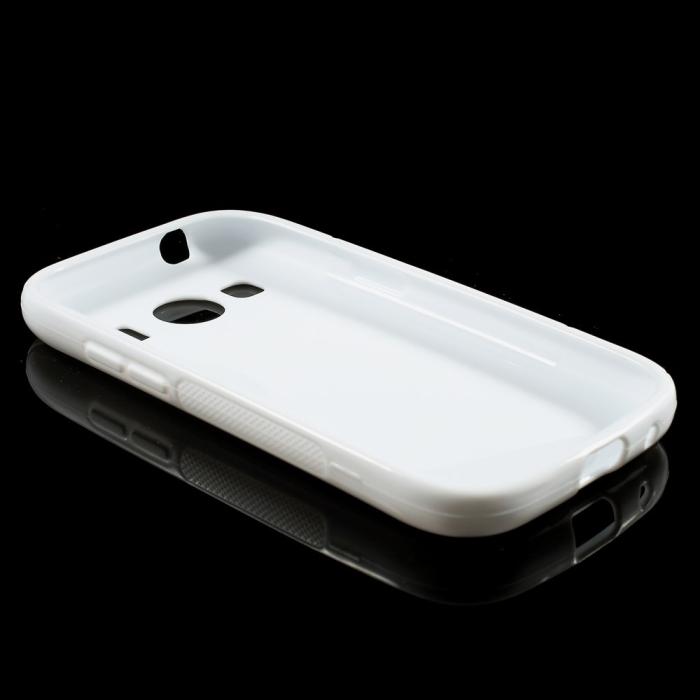 UTGATT5 - Flexicase Skal till Samsung Galaxy Ace 4 (G357) - Vit