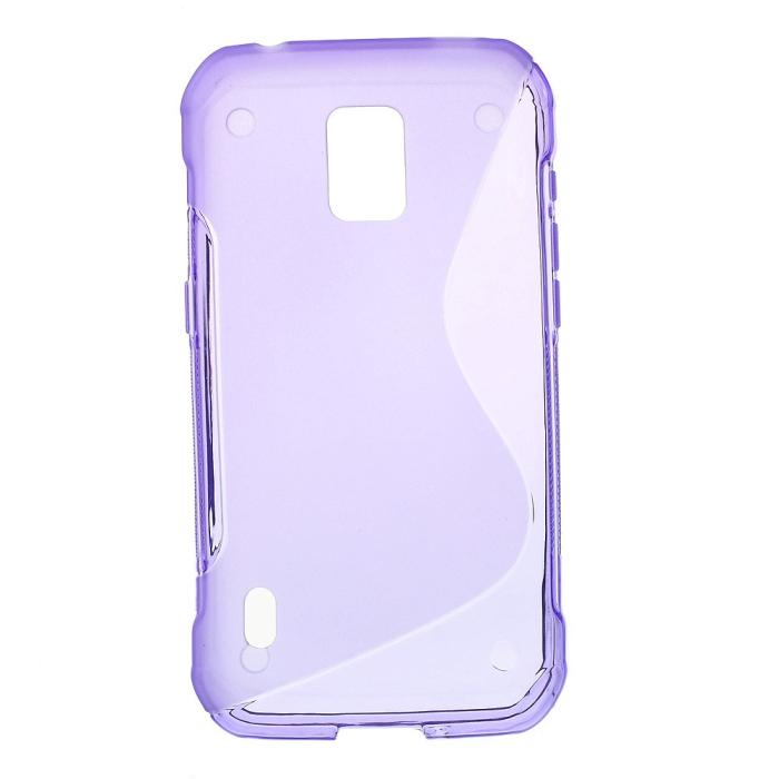 OEM - Flexiskal till Samsung Galaxy S5 Active - Lila