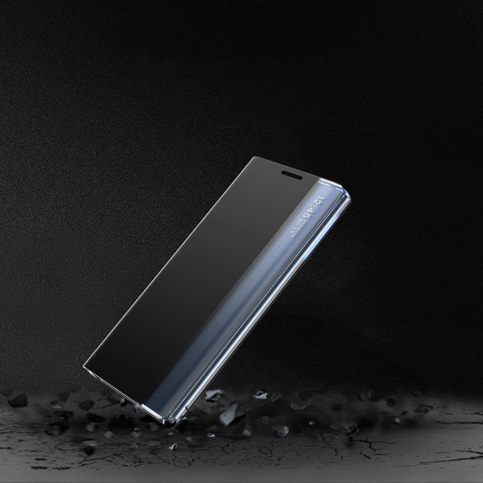 OEM - Galaxy S25 Fodral Sleep View med Flap - Rosa