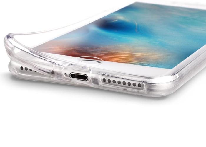 A-One Brand - 360° Heltäckande Skal till iPhone 7 Plus & iPhone 8 Plus - Clear